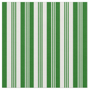 Tela Mint Cream & Dark Green Coled Pattern