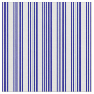 Tela Mint Cream y Dark Blue Lines/Stripes Pattern