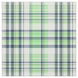 Tela Mint Green Naval Con Preppy Madras Estilo Plaid Sz