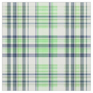 Tela Mint Green Naval Con Preppy Madras Estilo Plaid Sz