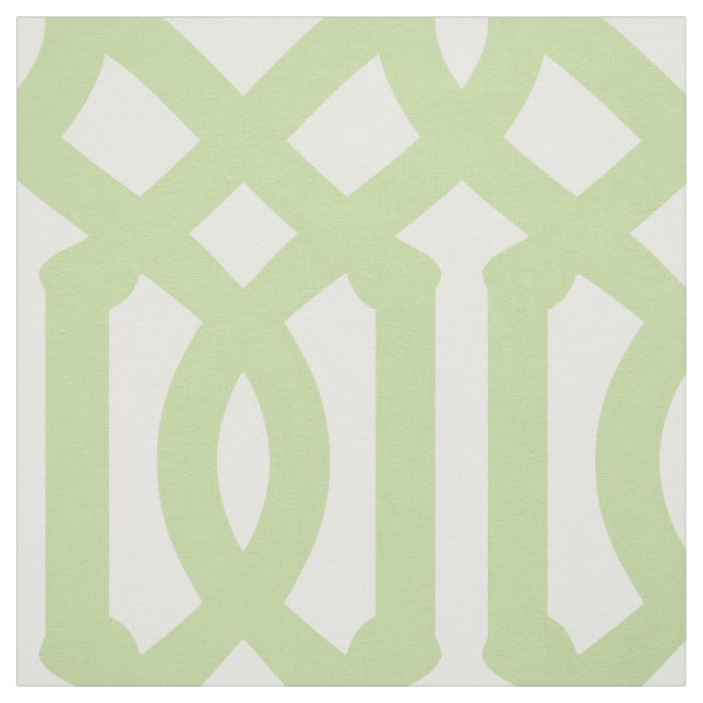 Tela Mint Green Trellis Large Scale (Retal)