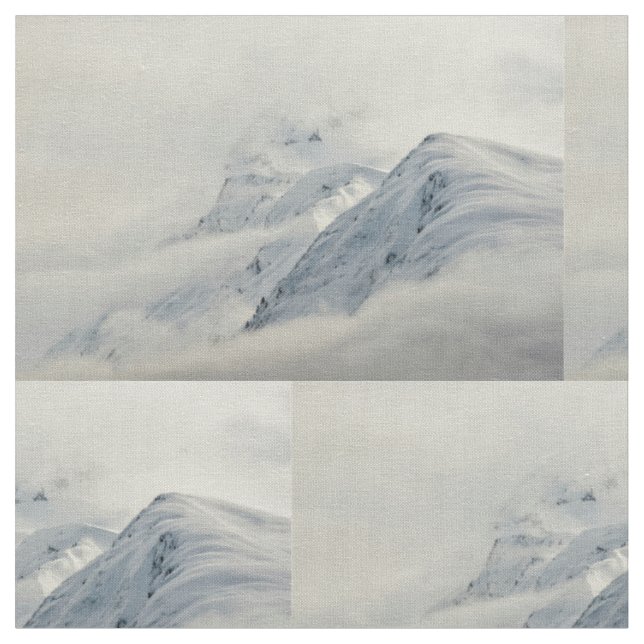 Tela Misteriosos picos de Chugach (De cerca)
