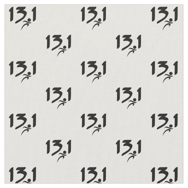 Tela mitad-maratón 13,1 (De cerca)