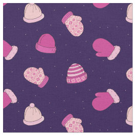 Tela Mitones de invierno y Gorras recortan el patrón ro