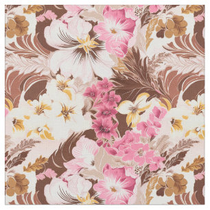 Tela Mocha Blossom Delight