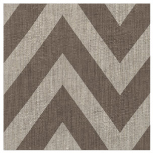 Tela Mocha Brown Chevron moderno a gran escala