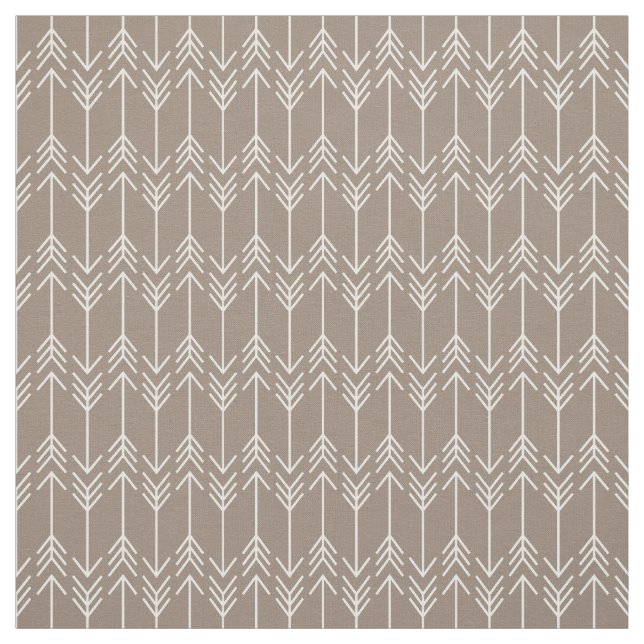 Tela Mocha Brown Herringbone (Retal)