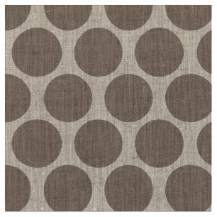 Tela Mocha Brown Mod Dots