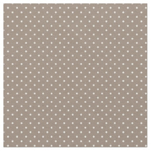 Tela Mocha Brown Tiny Dots