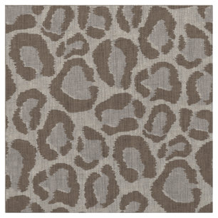 Tela Mocha Leopard Animal Print Large Scale