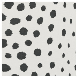 Tela Moda abstracto de estampado de chita blanco negro