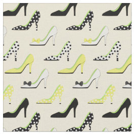 Tela Moda Amarilla de tacón alto