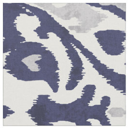 Tela Moda azul índigo azul blanco ikat patrones tribale
