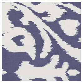 Tela Moda azul índigo y blanco ikat patrones tribales