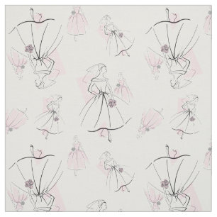 Tela Moda Bride Pink Group Multipequeño patrón