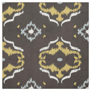Tela Moda color amarillo ikat tribal