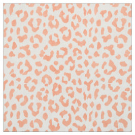 Tela Moda color melocotón naranja chita estampado