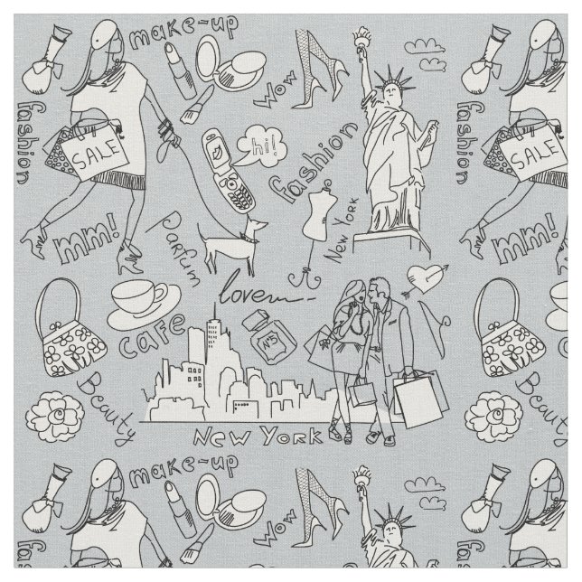 Tela Moda de Nueva York (De cerca)