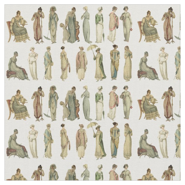 Tela Moda de Regencia 1809-1815 (De cerca)