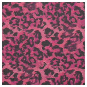 Tela Moda, elegante, rosa y negro, moteado, leopardo