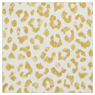 Tela Moda giratorio purpurina dorado estampado chita