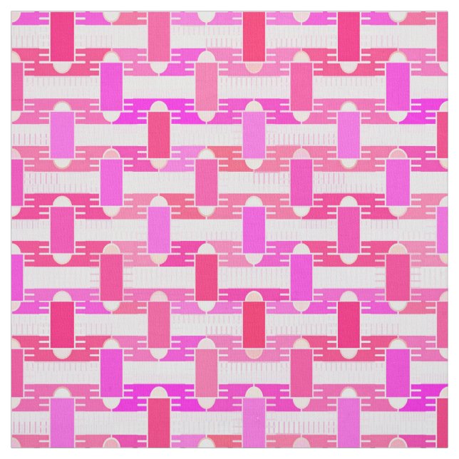 Tela Moda industrial Art Decó - rosa, fucsia, orquídea (Retal)