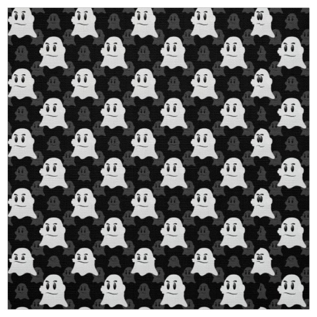 Tela Moda moderna Kawaii Blob negro fantasma (Retal)