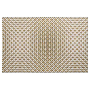 Tela Moda retro marrón caramelo patrón Ikat Drops