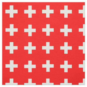 Tela Moda Suiza y Bandera Suiza, viajes y deportes
