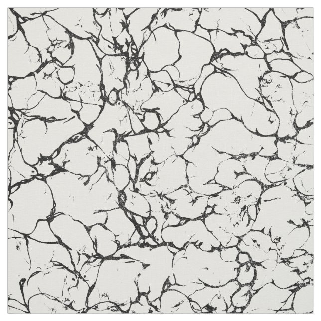 Tela Modalidades de moda moderna de mármol blanco y neg (Retal)