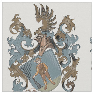 Tela modelada escudo de la familia de Baumann