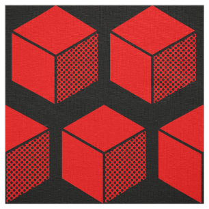 Tela Modelo 02 del bloque - rojo en negro