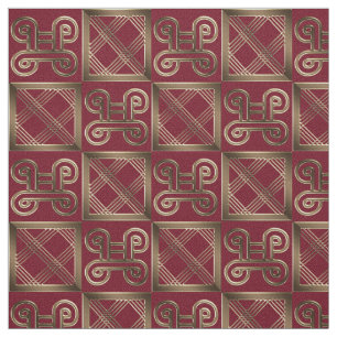 Tela Modelo africano étnico con los símbolos de Adink