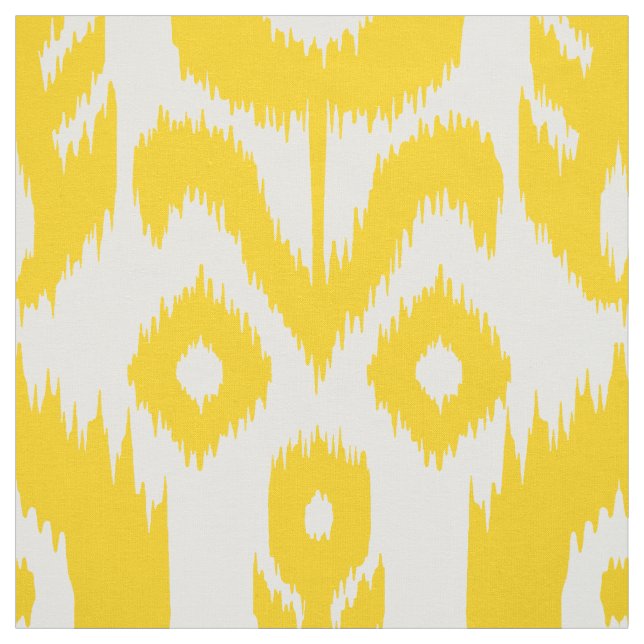 Tela Modelo amarillo de Ikat (Retal)