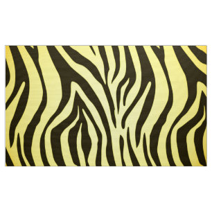 Tela Modelo amarillo del estampado de animales de la