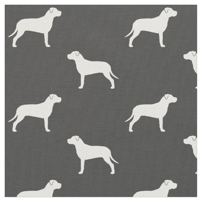 Tela Modelo americano de las siluetas de Terrier de (De cerca)