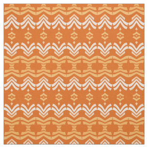 Tela modelo anaranjado étnico
