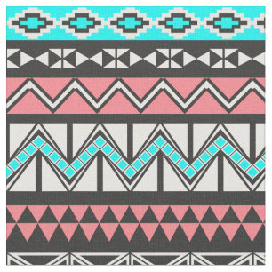 Tela Modelo azteca tribal del nativo americano moderno