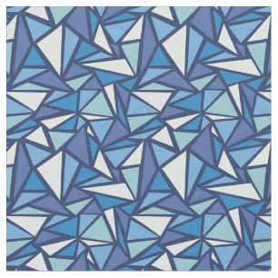 Tela Modelo azul abstracto de Crsytal del hielo