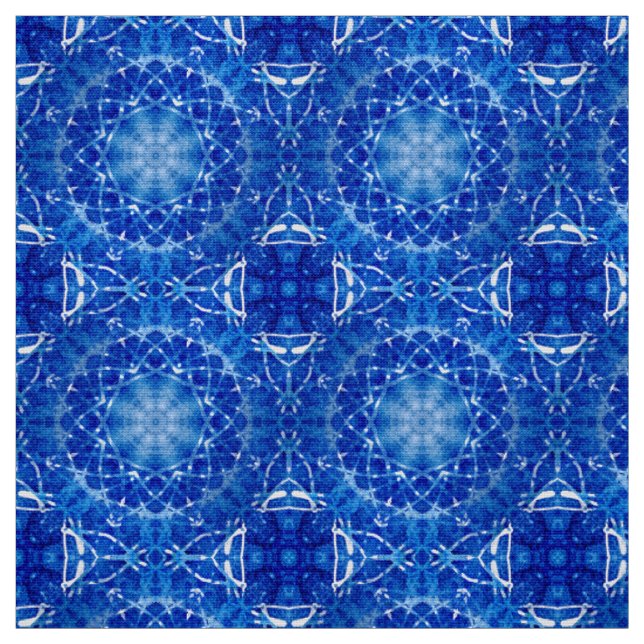 Tela Modelo azul de la teja de la ventana de Catherine (Retal)