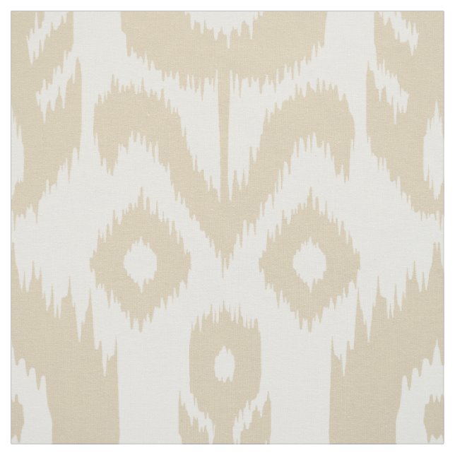 Tela Modelo beige de Ikat (Retal)