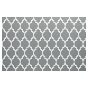Tela Modelo blanco #4 Sz12 de Quatrefoil del marroquí