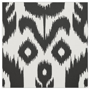 Tela Modelo blanco y negro de Ikat