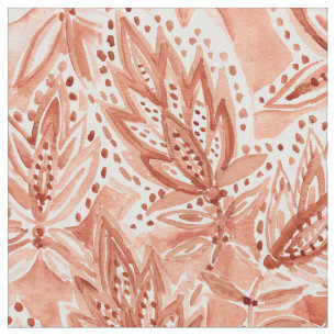 Tela Modelo botánico de la acuarela de Boho del HÁBITO