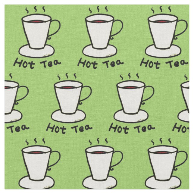 Tela modelo caliente de la bebida del té (De cerca)