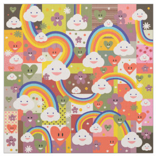 Tela Modelo colorido lindo del ilustracion del harajuku