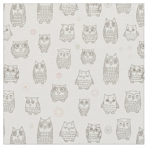 Tela Modelo con los búhos