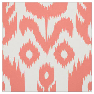 Tela Modelo coralino de Ikat