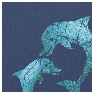 Tela Modelo Crackled del delfín