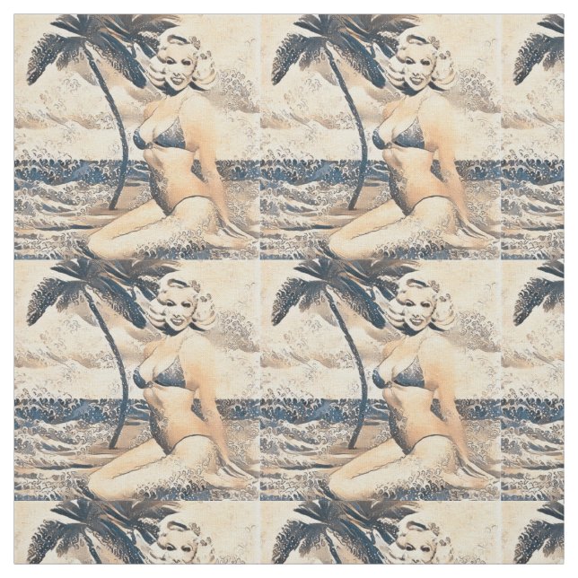 Tela Modelo de bikini rubio de rodilla Thunder_Cove (Retal)